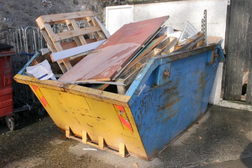 Final inspection after builders waste clearance