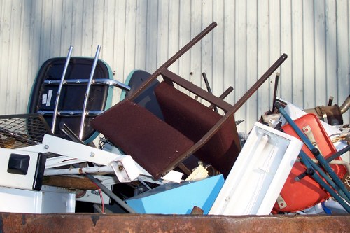 Eco-friendly furniture recycling process in Hoxton