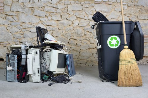 Team performing a home clearance in a modern Hoxton apartment